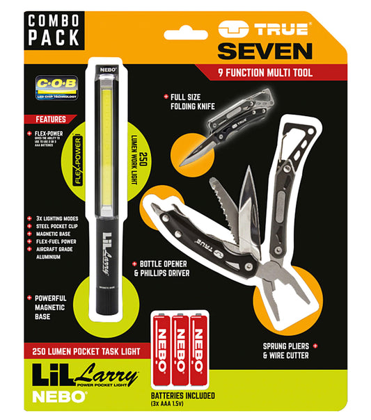 Nebo LIL LARRY Torch and SEVEN Multi-Tool Combo Pack