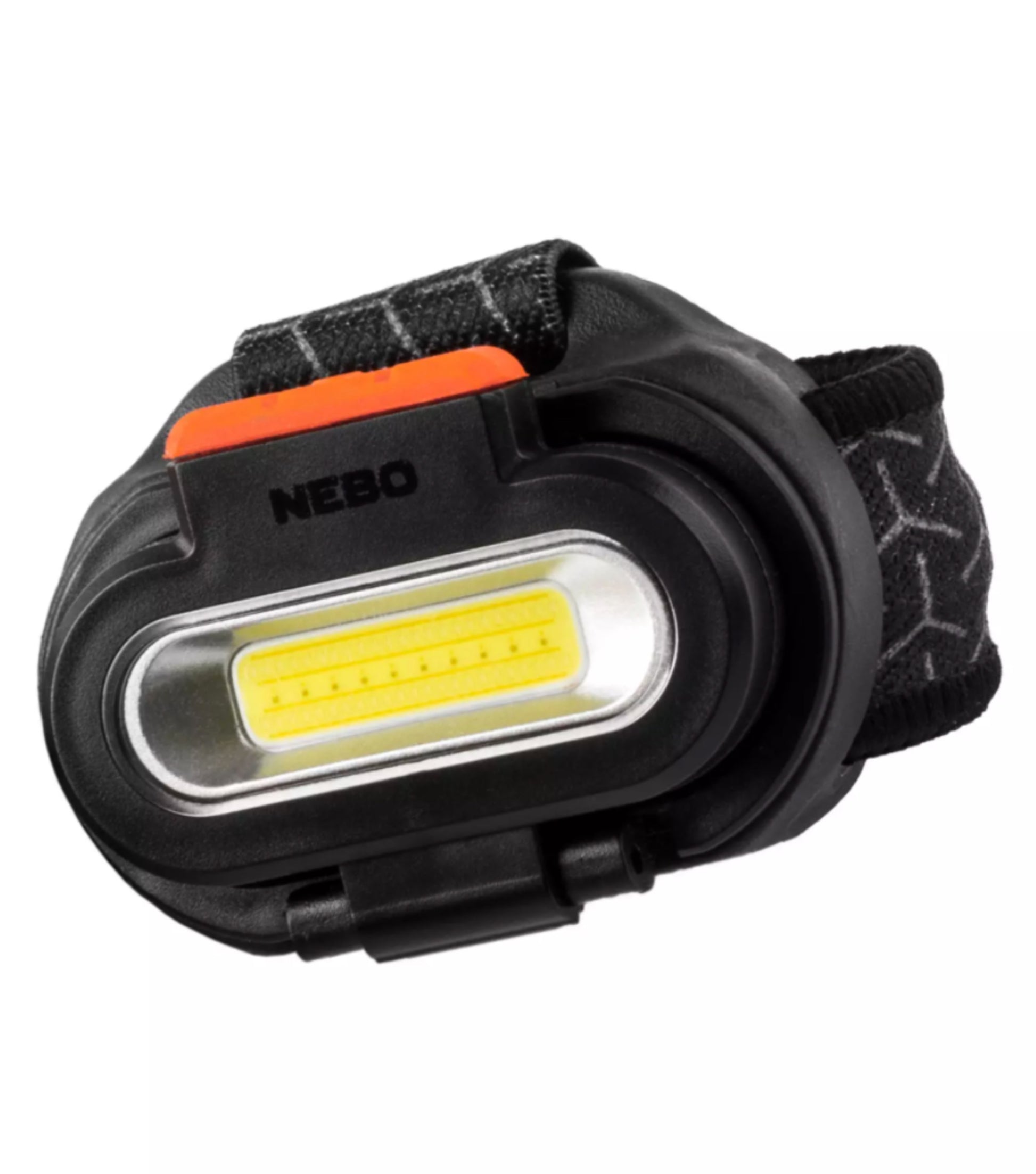 low-profile, compact 1500 lumen headlamp with 5 light modes featuring flex power