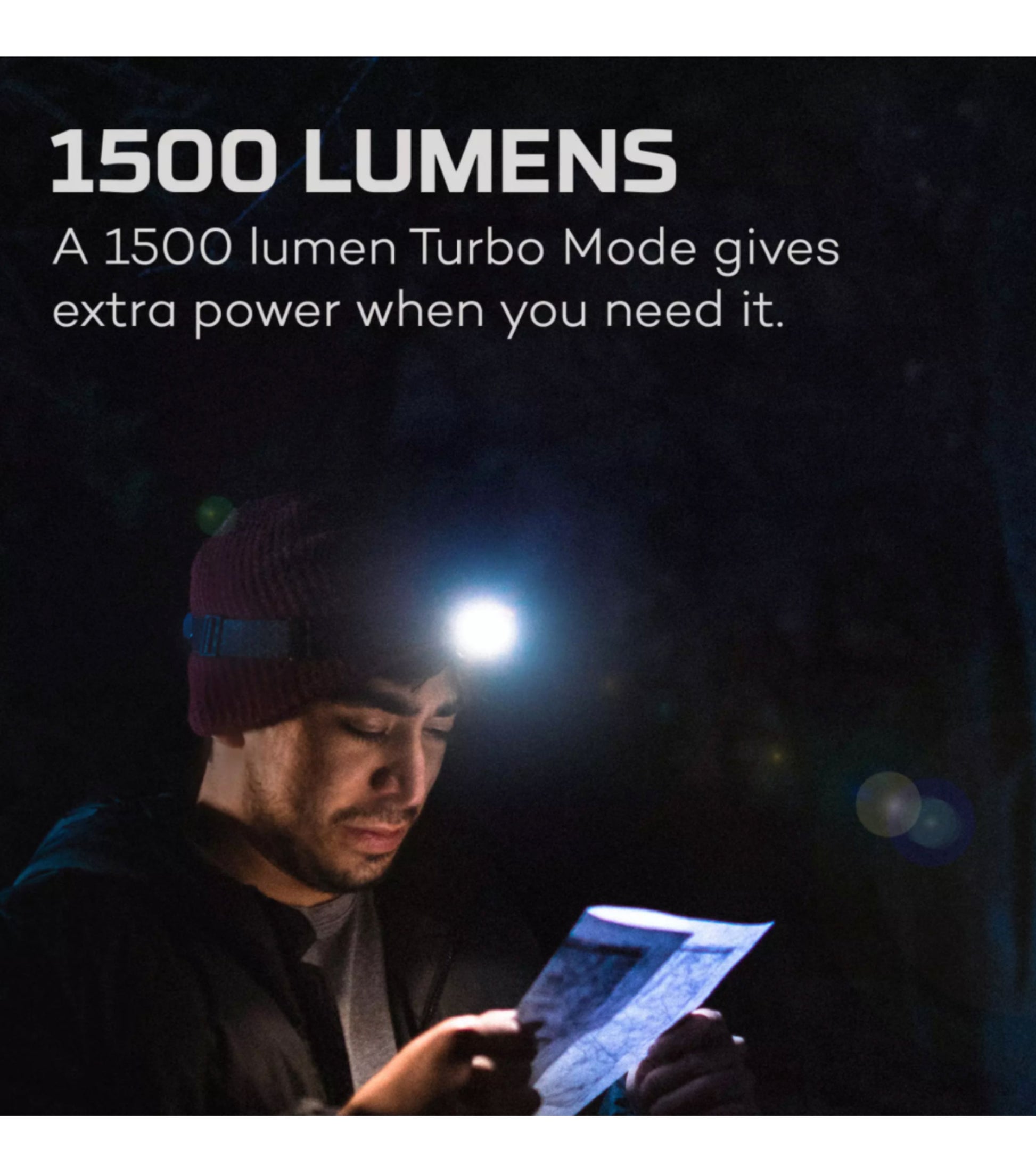 Nebo Einstein 1500 Flex - 1500 Lumen Powerful Rechargeable Headlamp