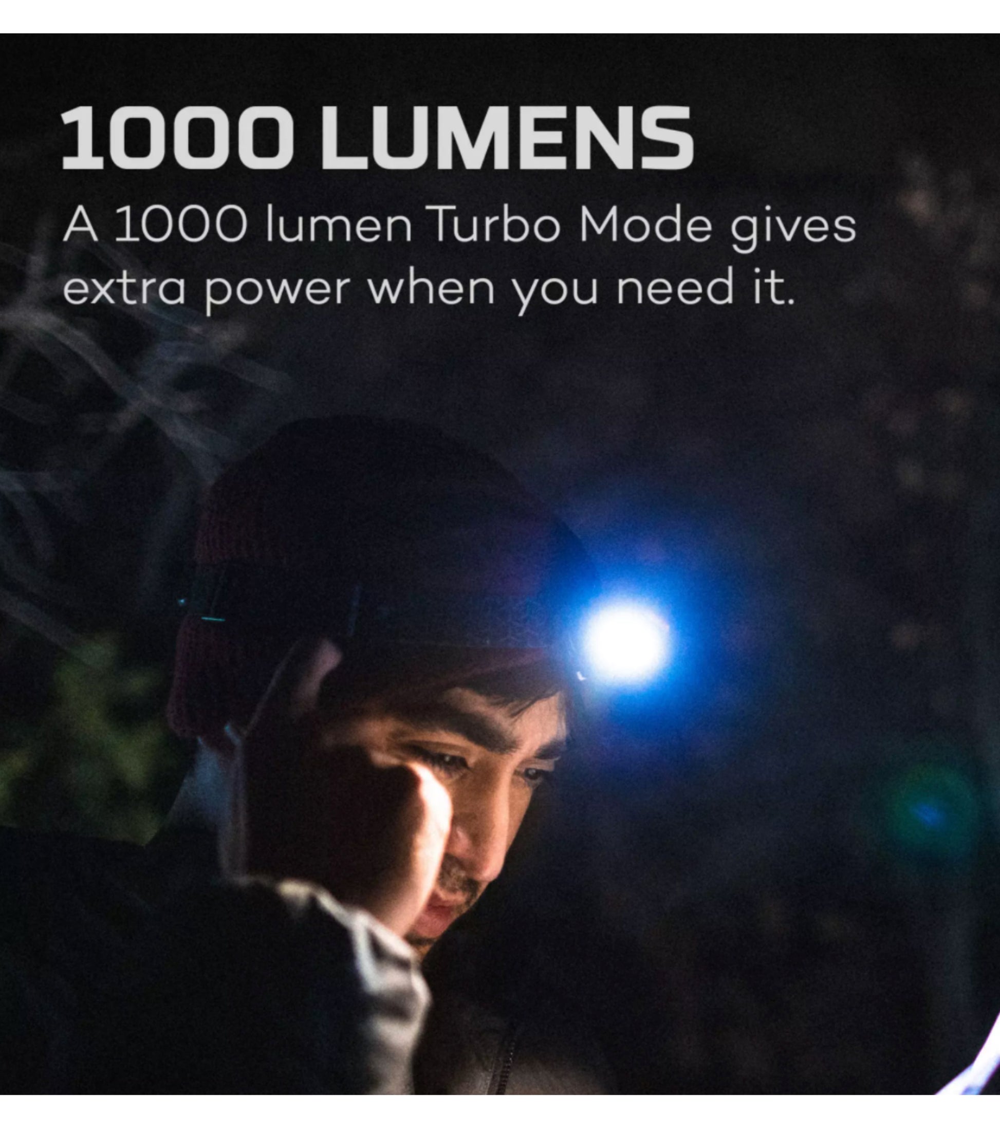 Nebo Einstein 1000 Flex - 1000 Lumen Rechargeable Headlamp