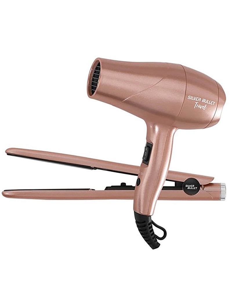 Lightweight mini dryer and straightener