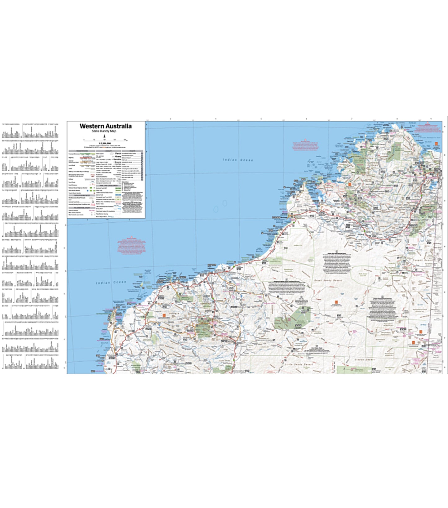 Hema Western Australia Handy Map - 13th Edition