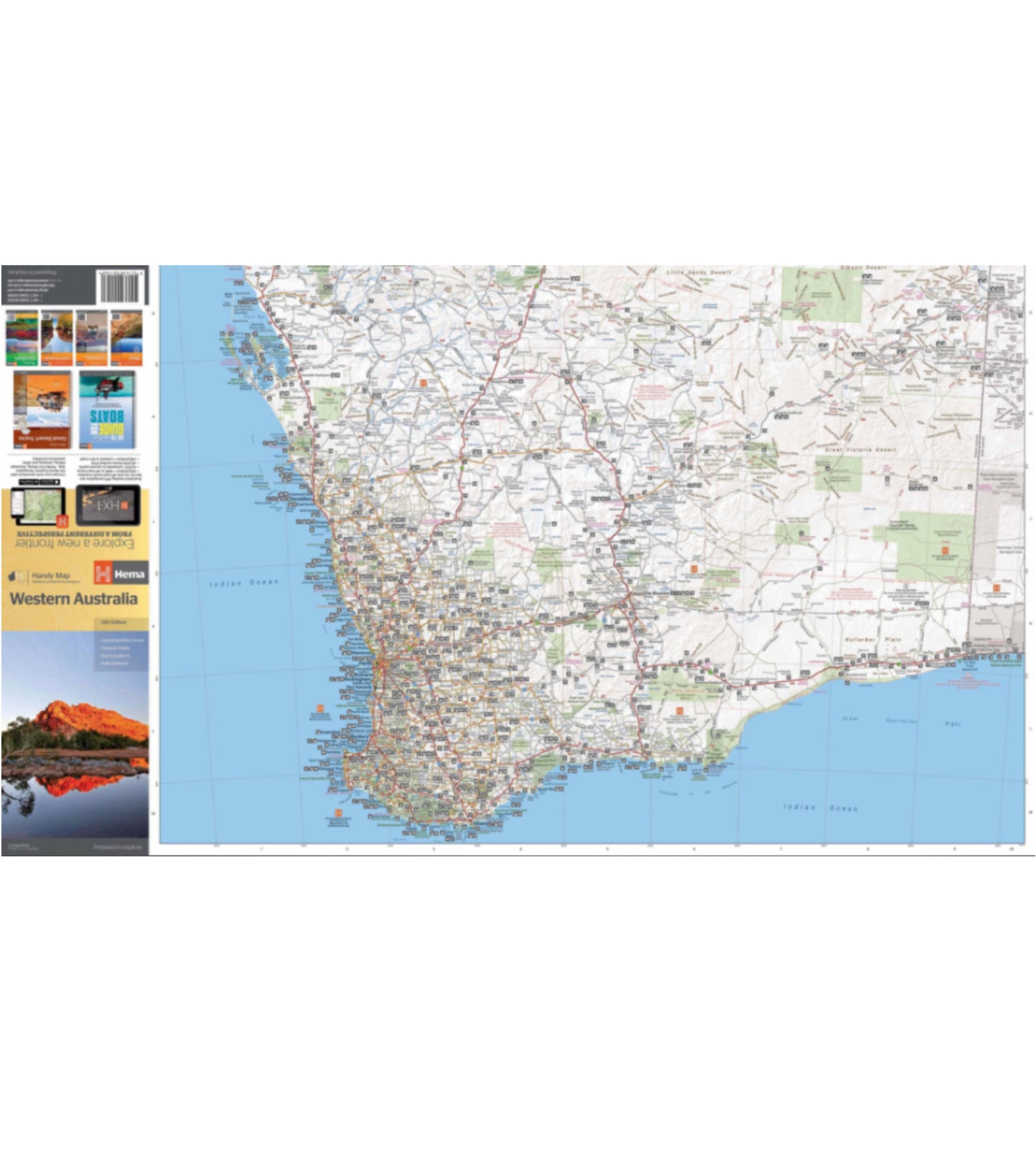 Hema Western Australia Handy Map - 13th Edition