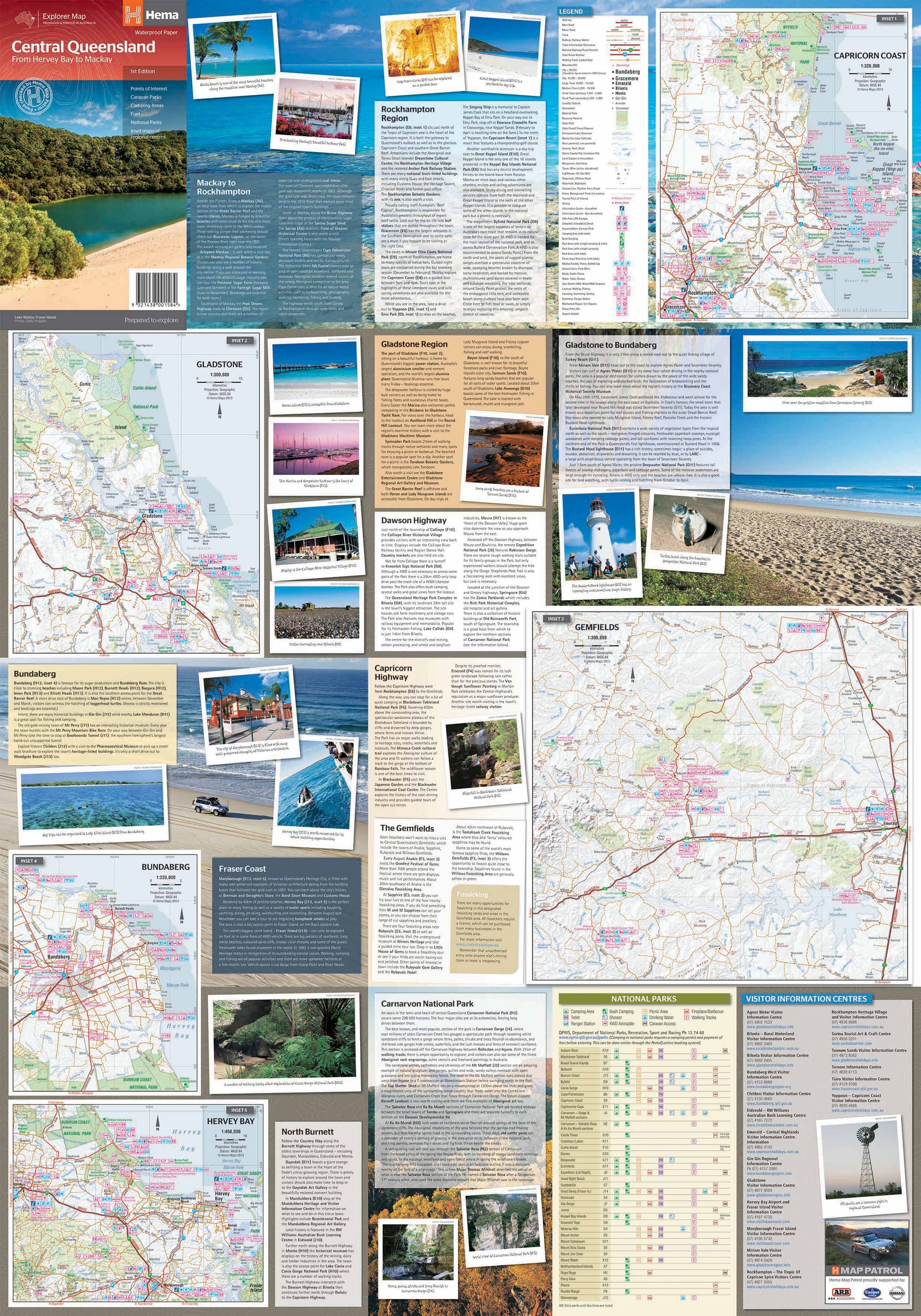 Hema Map Central Queensland - 1st Edition