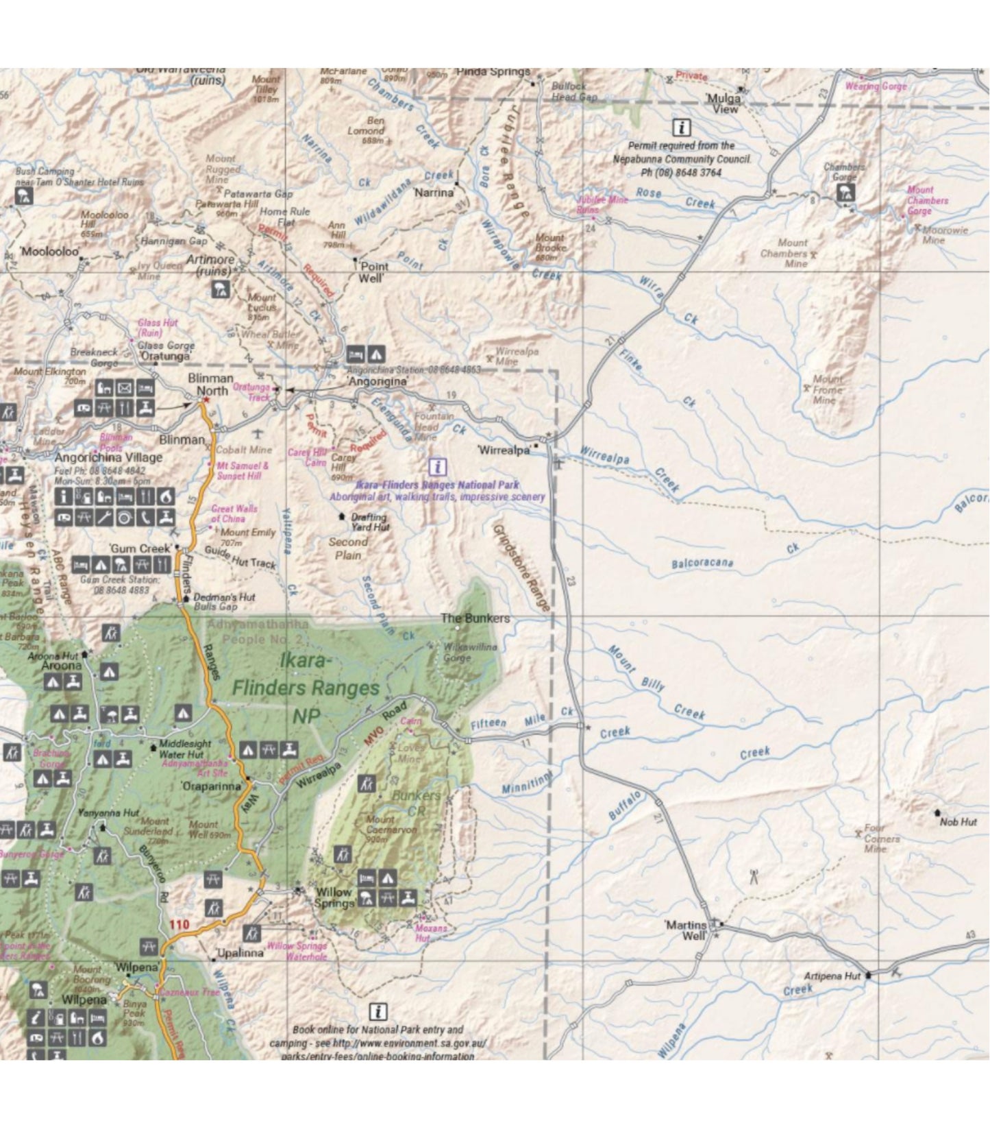 GPS surveyed roads and tracks