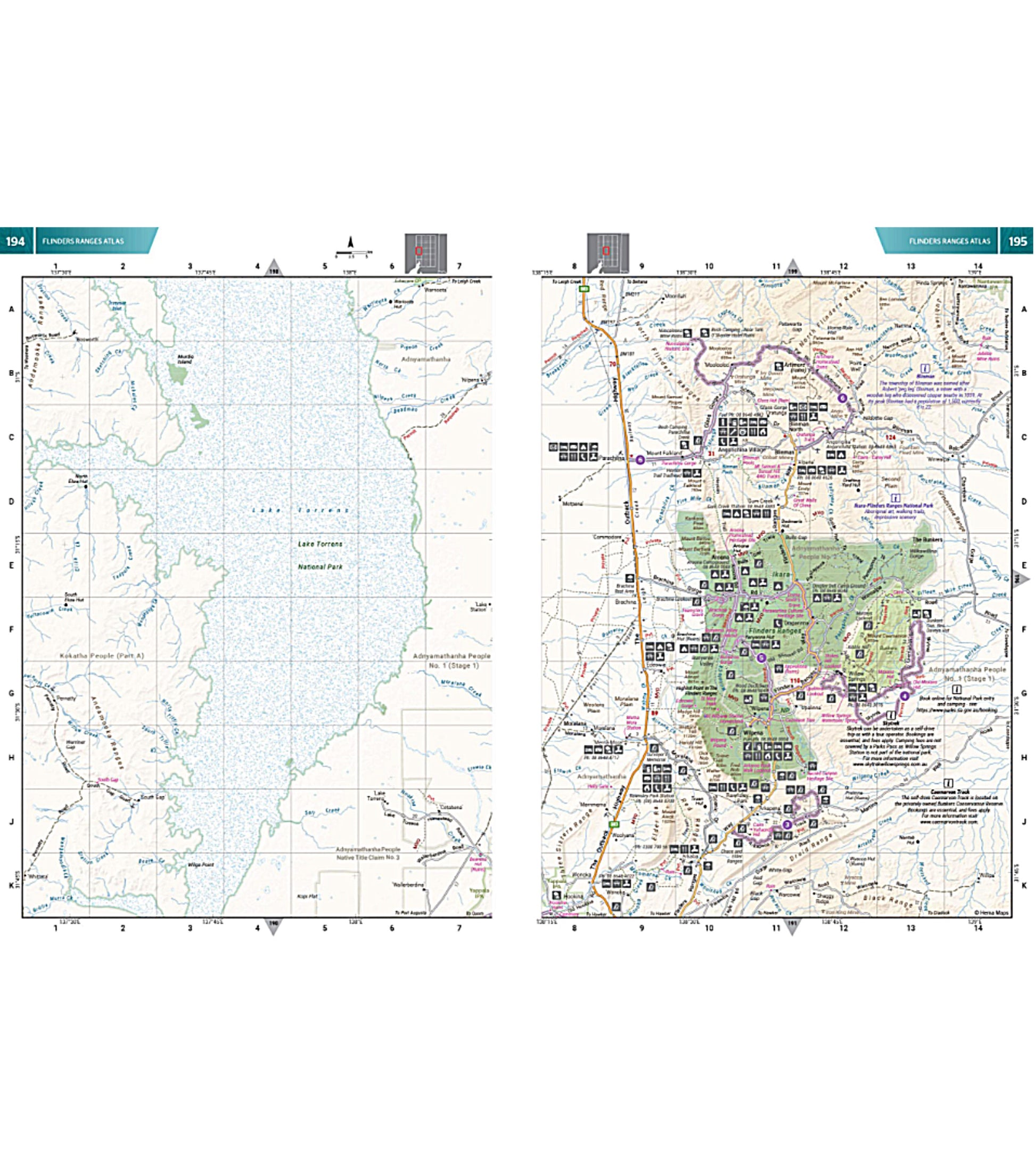 1:400 000 GPD surveyed road atlas