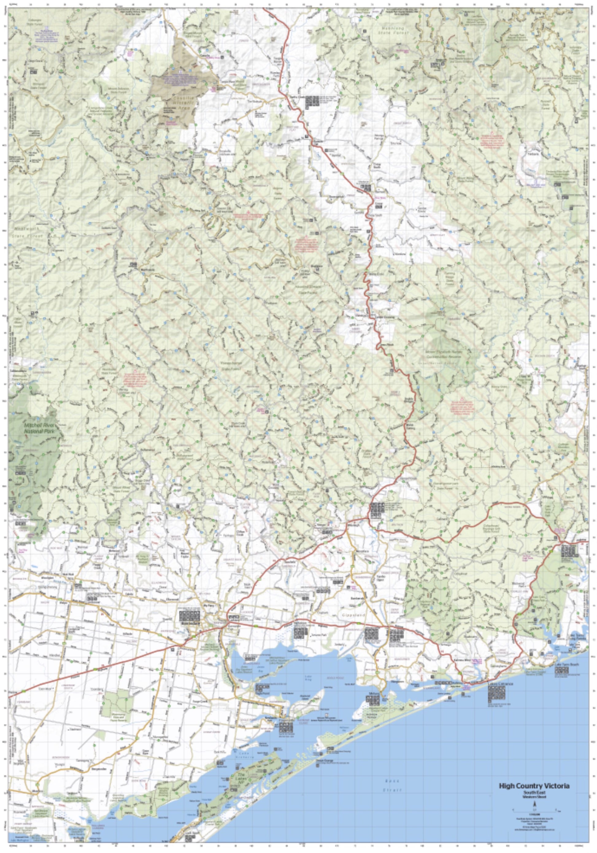 Hema Map High Country Victoria (South East) - 1st Edition