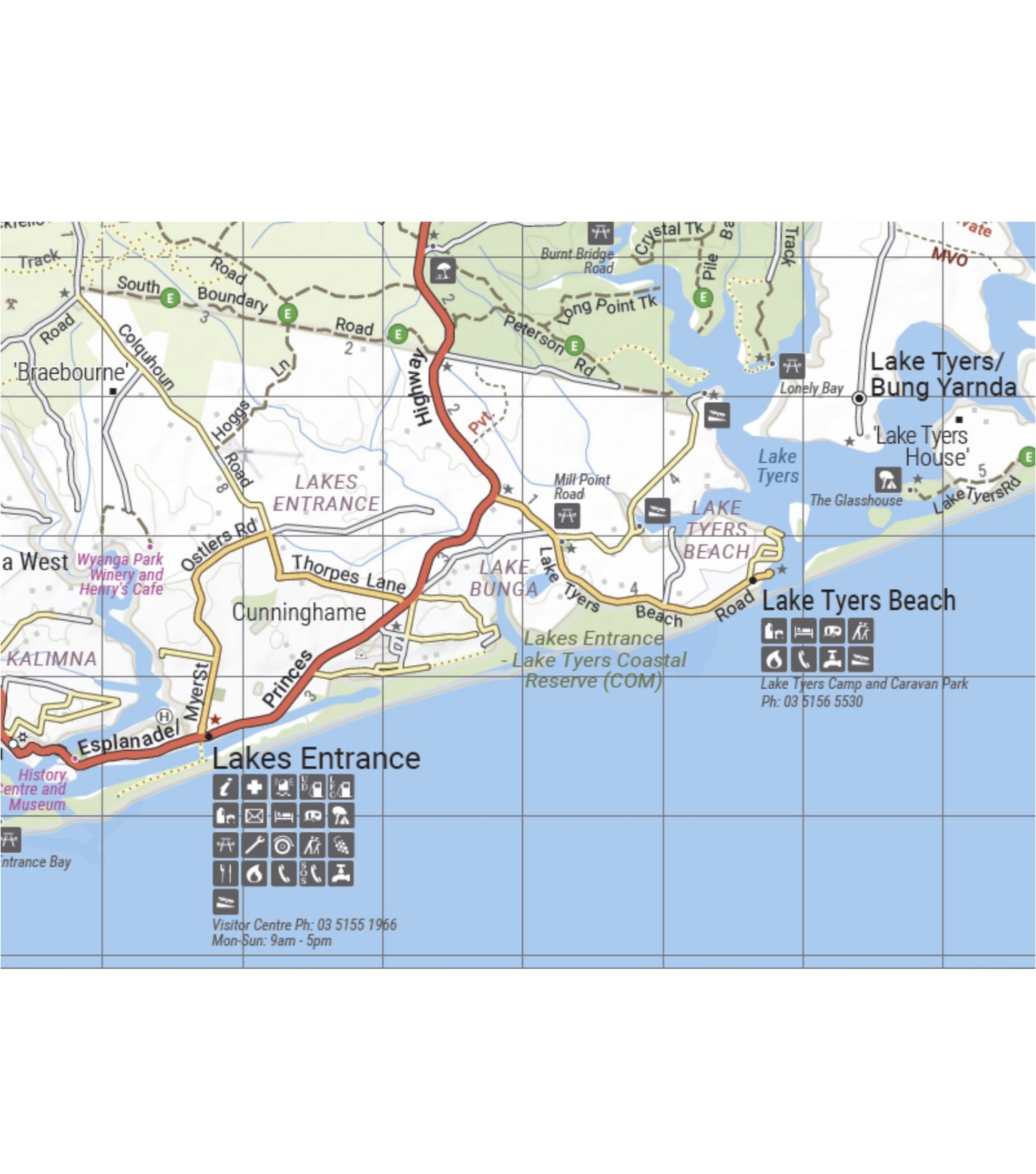 Hema Map High Country Victoria (South East) - 1st Edition