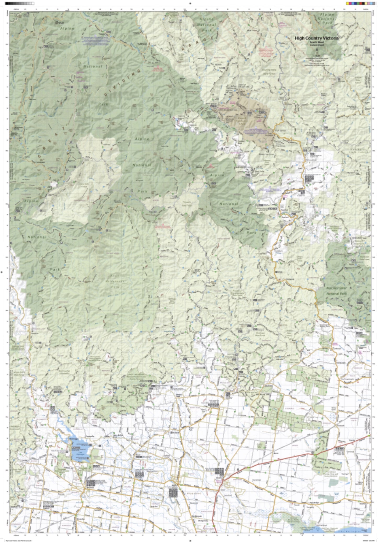 Hema Map High Country Victoria (South West) - 1st Edition