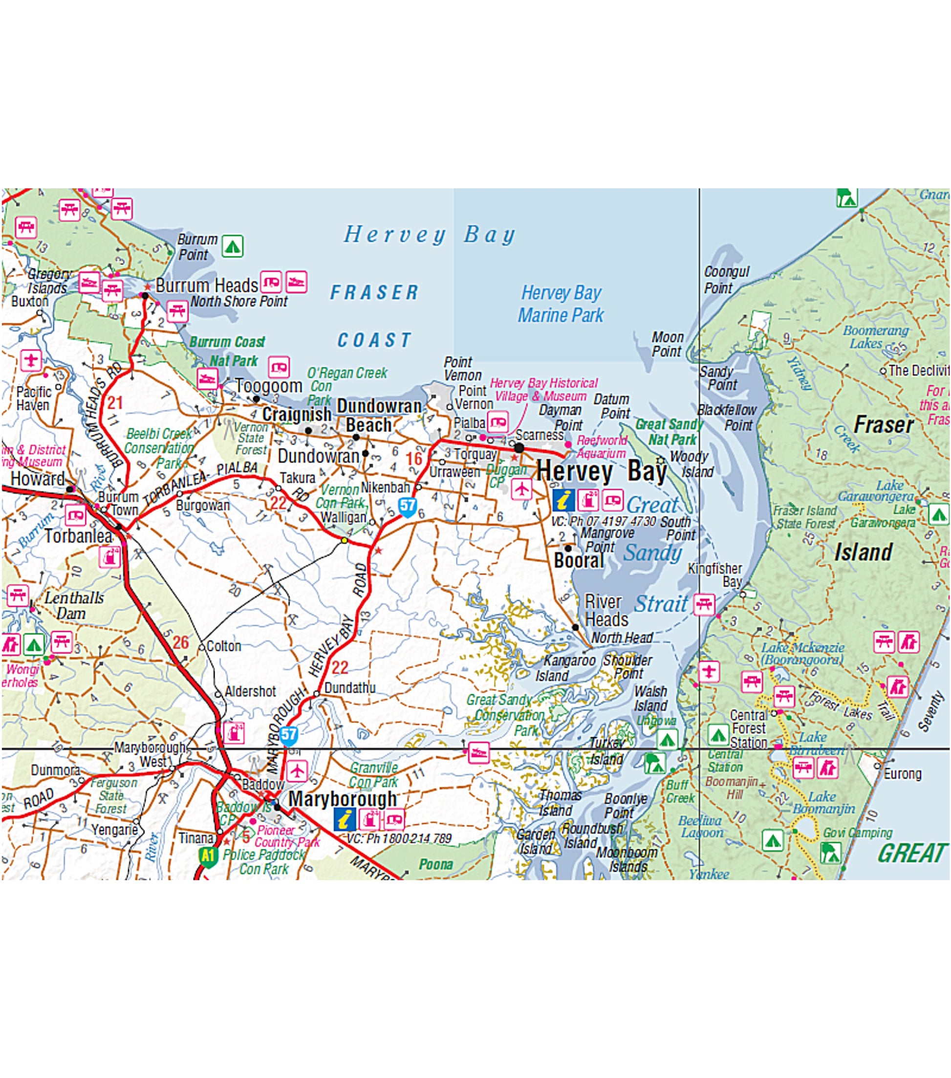 Hema South East Queensland Map (Featuring Landcruiser Mountain Park) - 1st Edition