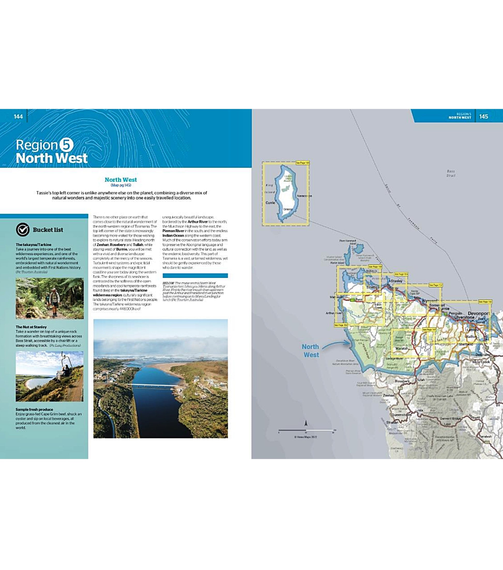 Hema Maps Tasmania Atlas and Guide - 2nd Edition