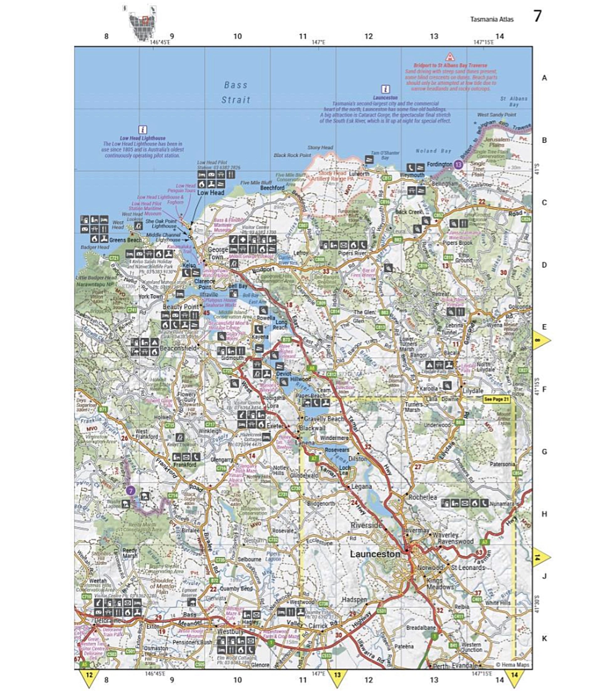 Hema Maps Tasmania Atlas and Guide - 2nd Edition