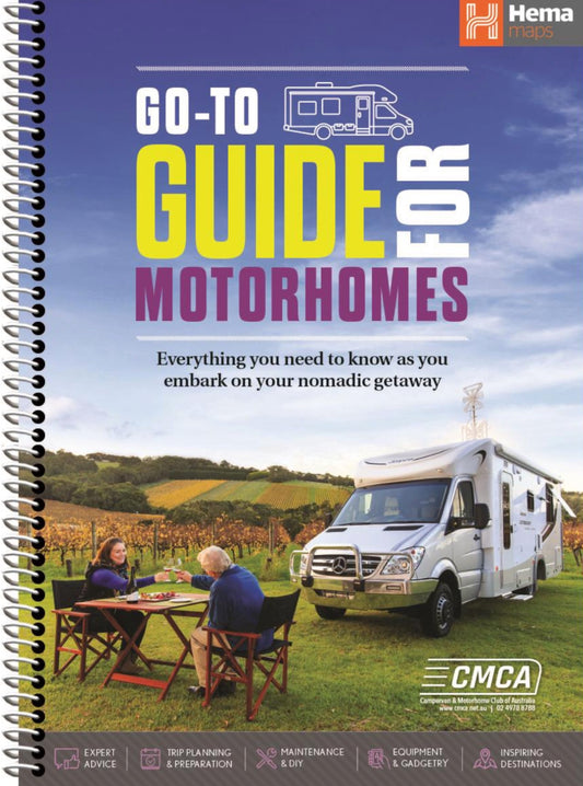 Hema Go-To Guide For Motorhomes (Spiral Bound)