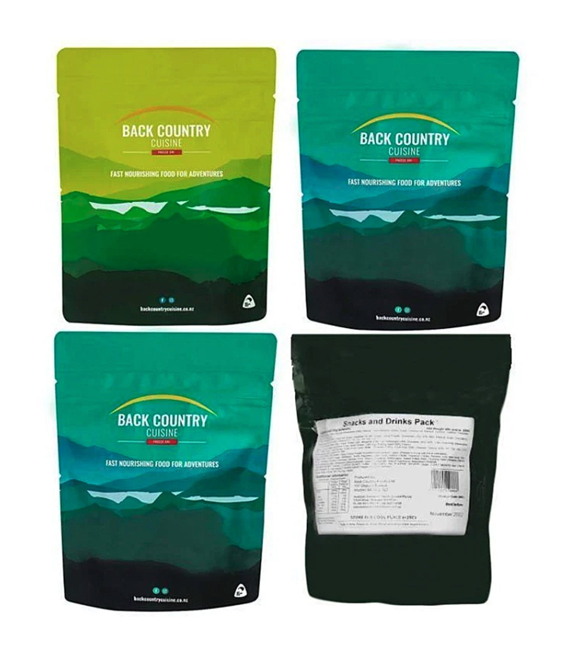 Back Country Cuisine One Day Ration Pack - Vegan