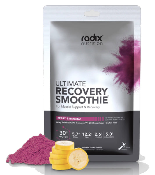 Radix Nutrition Ultimate Recovery Smoothie - Berry and Banana - 250kcal (Single Serve)