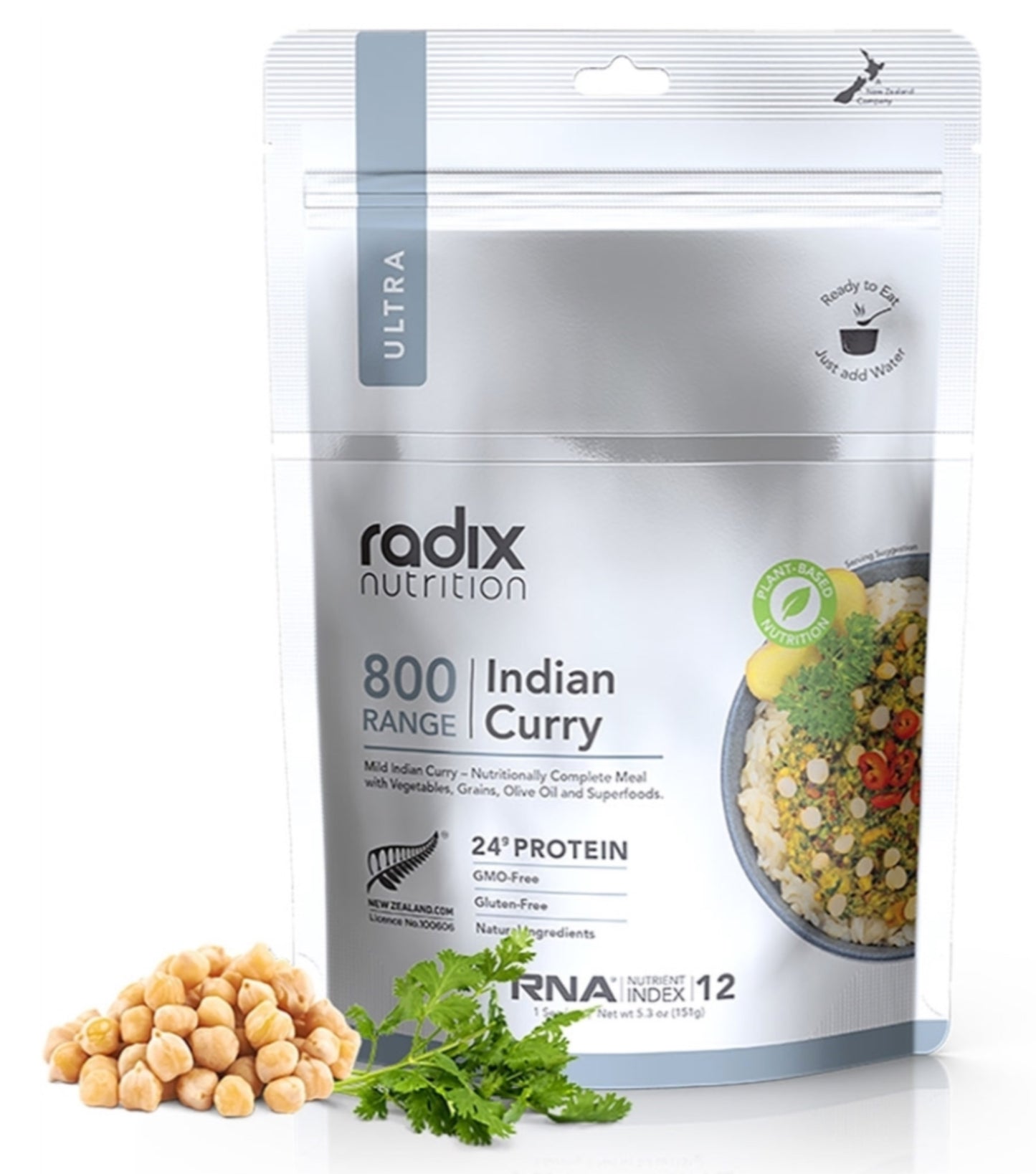 Radix Nutrition Ultra Meal Indian Curry (Plant Based) - 800 kcal