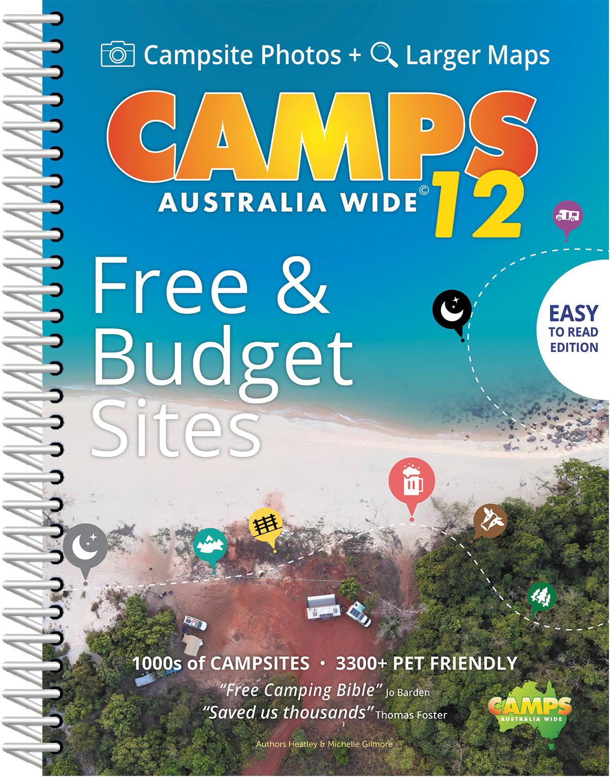 Camps 12 Snaps Photos B4 Size Australia Wide Book Spiral Ed