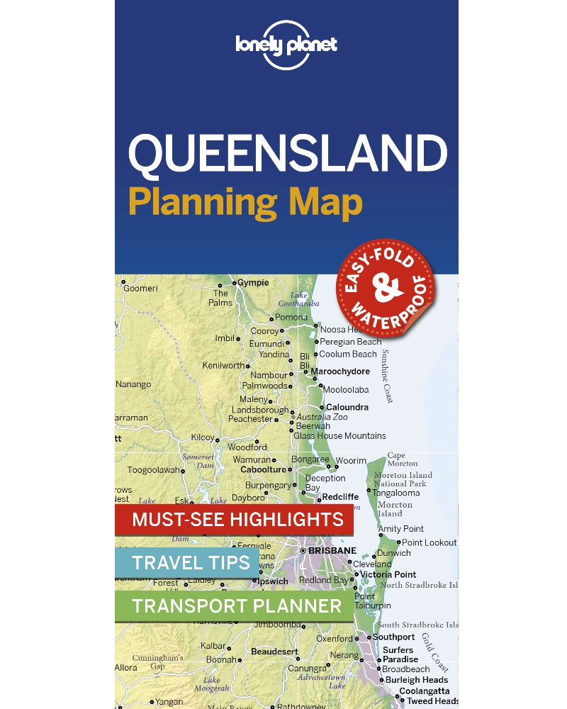 Lonely Planet Queensland Planning Map