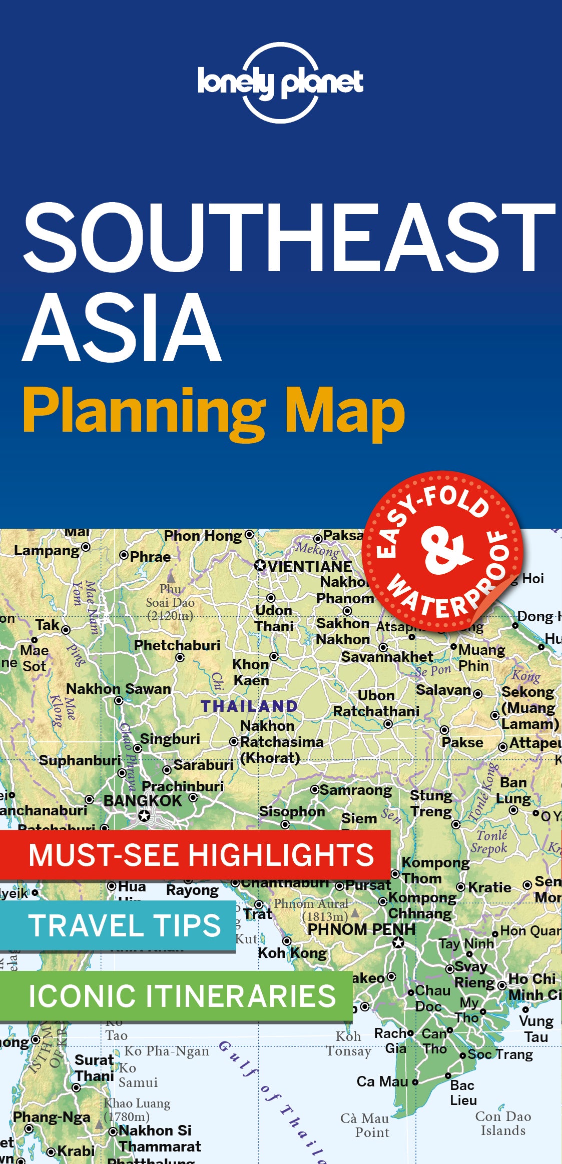 Lonely Planet Planning Map - Southeast Asia