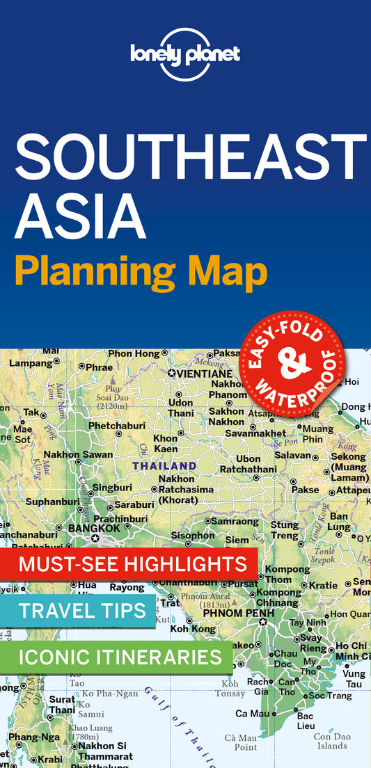 Lonely Planet Planning Map - Southeast Asia