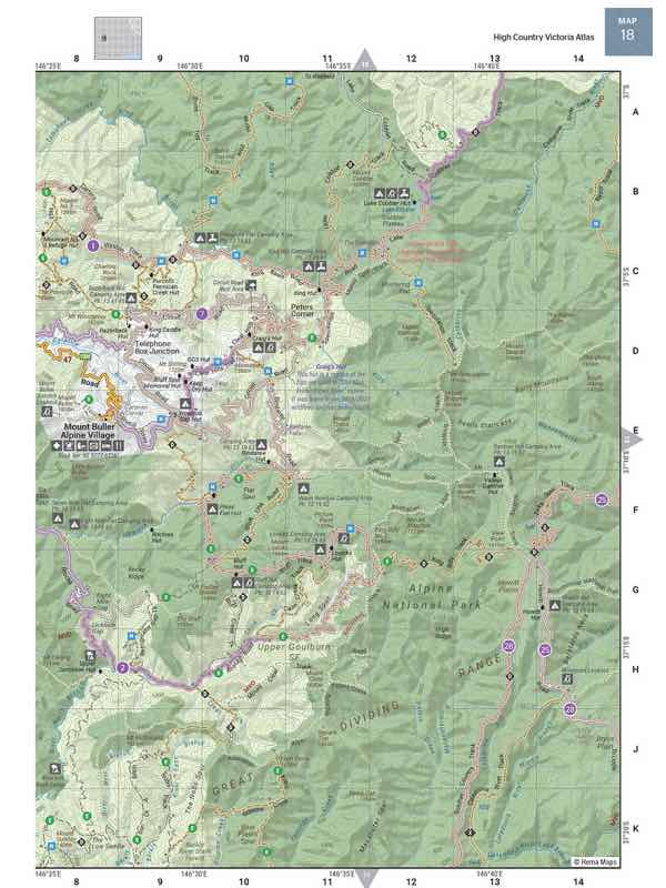 Hema The High Country Victoria Atlas and Guide - 3rd Edition