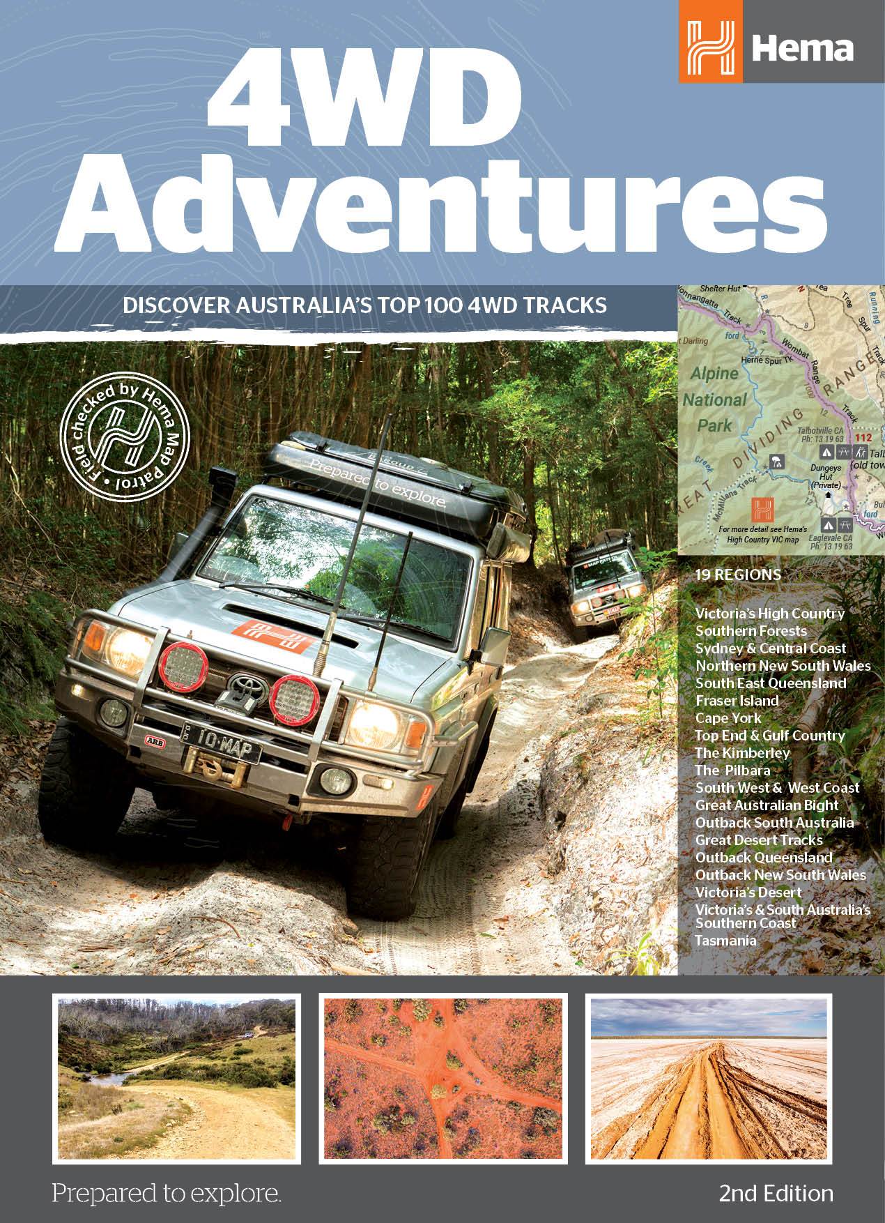 Hema 4WD Adventures Atlas Australia - A4 Spiral Bound - Edition 2