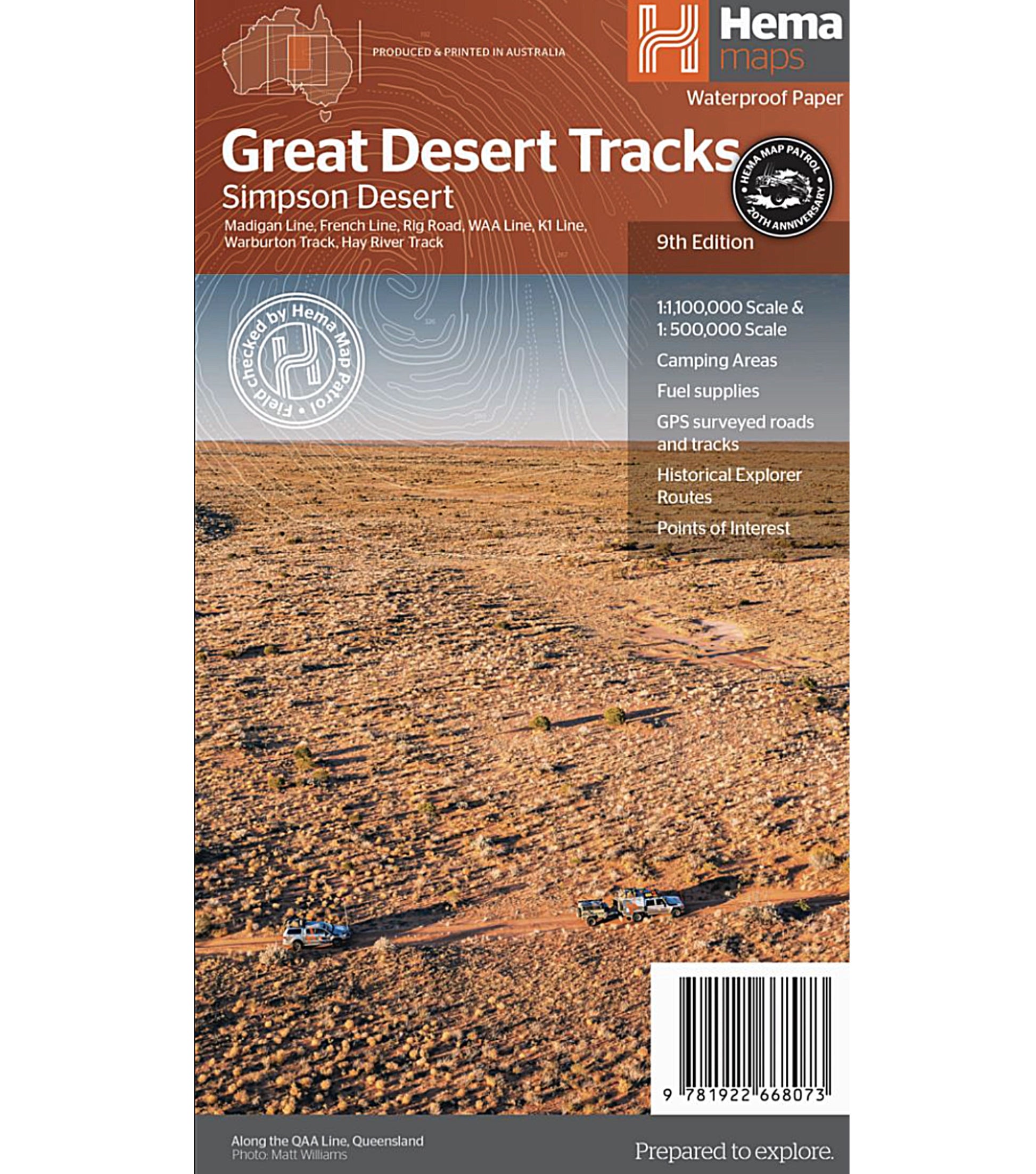 Hema Great Desert Tracks Simpson Desert - Edition 9