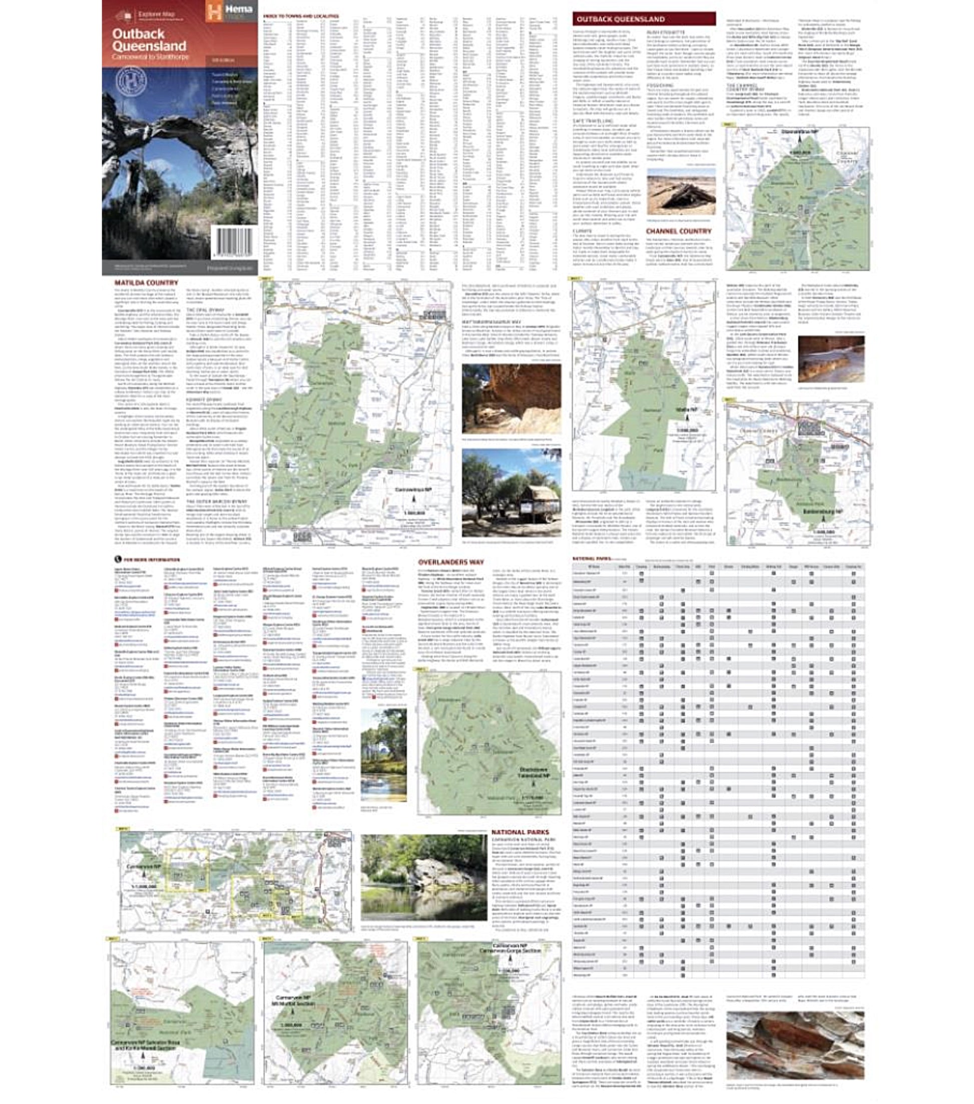 Hema Outback Queensland Map - 5th Edition