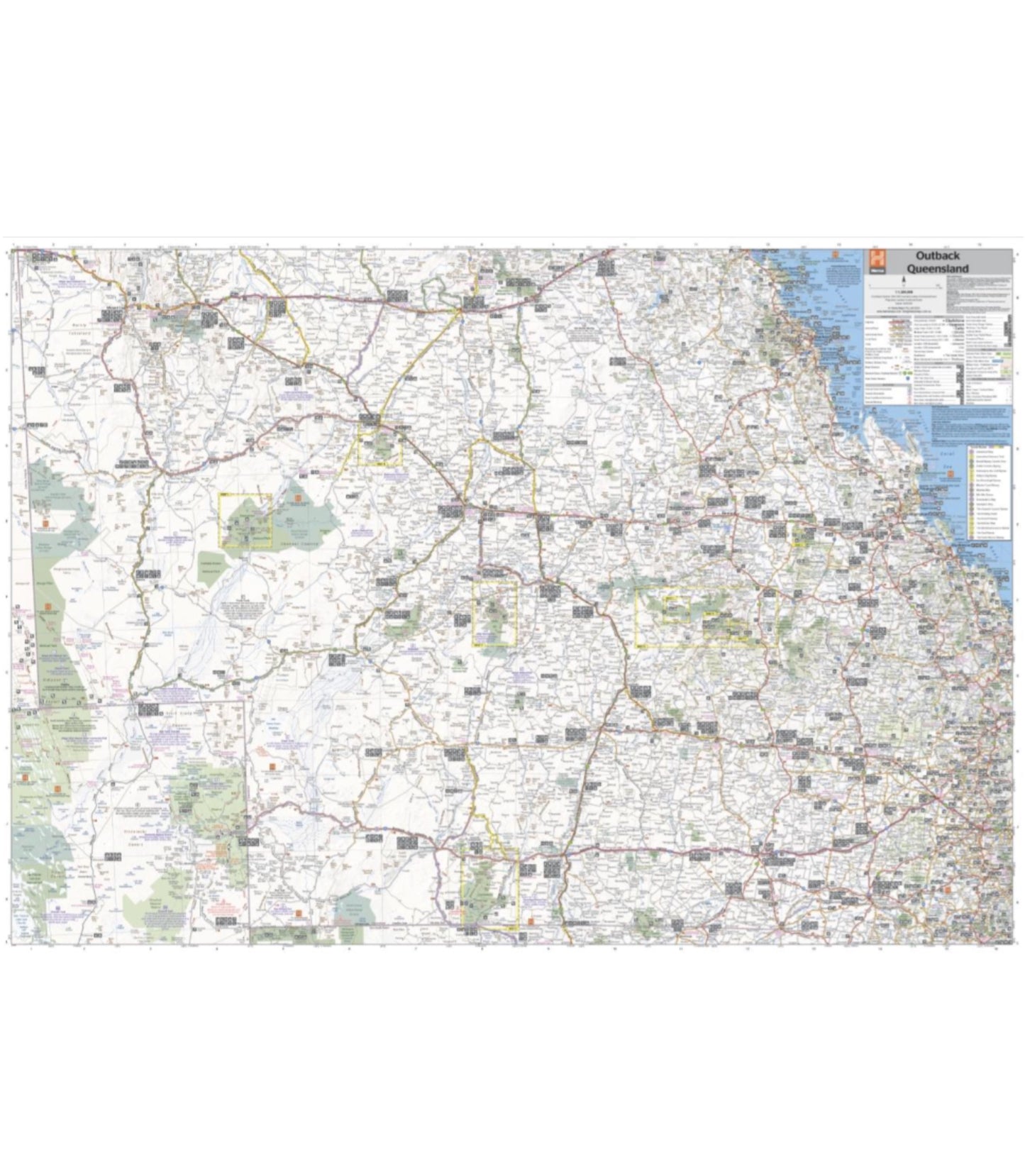 Hema Outback Queensland Map - 5th Edition