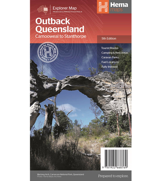 Hema Outback Queensland Map - 5th Edition