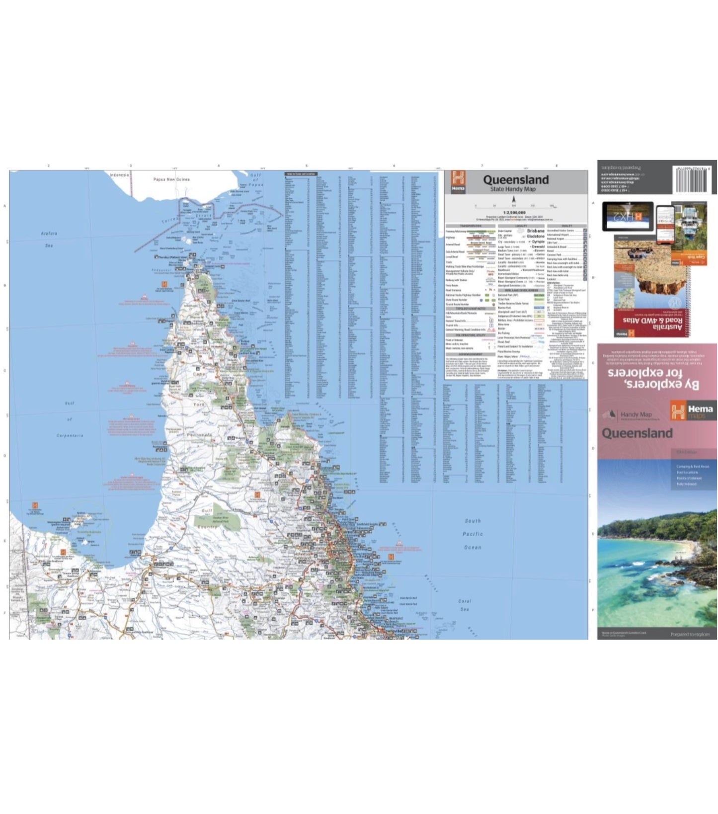 Hema Queensland Handy Map - Edition 15