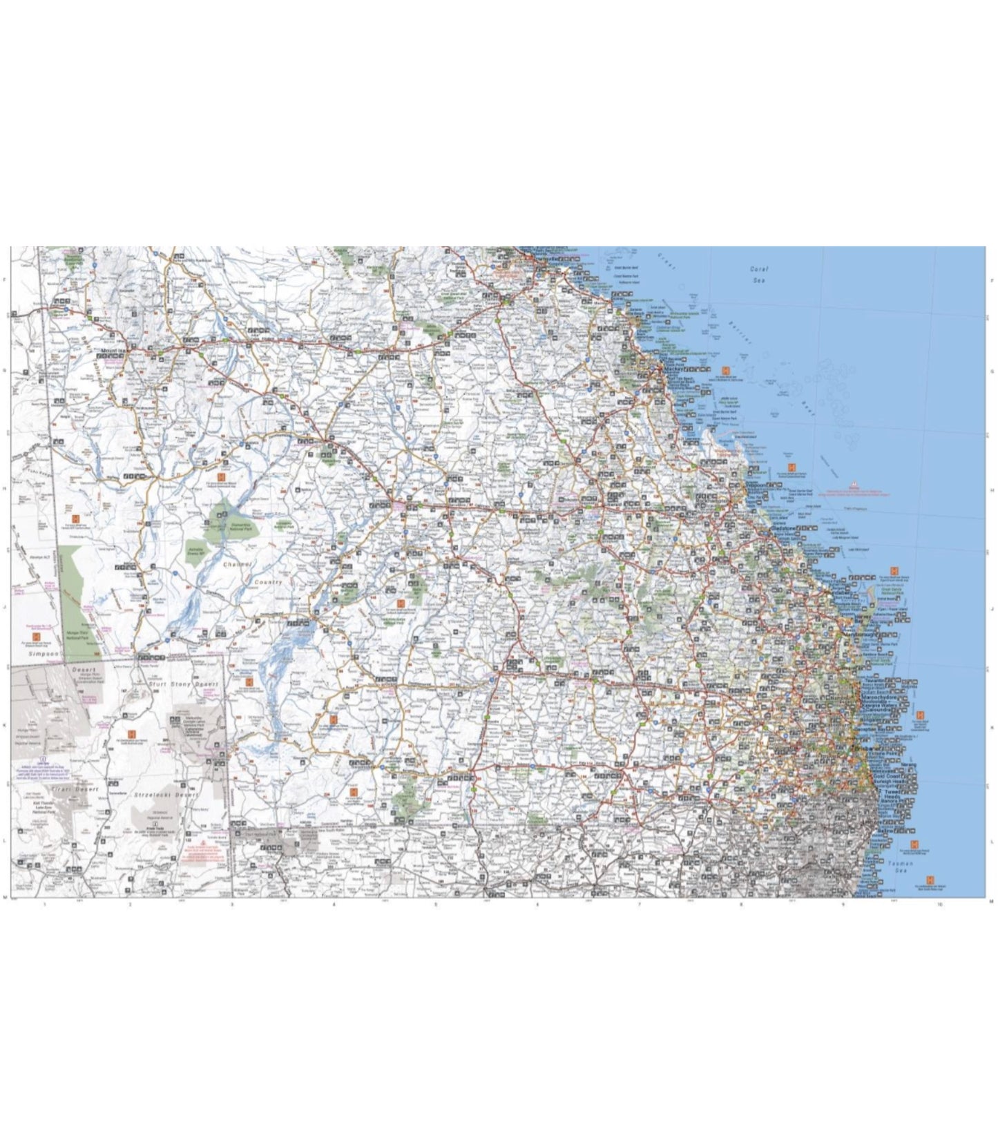 Hema Queensland Handy Map - Edition 15