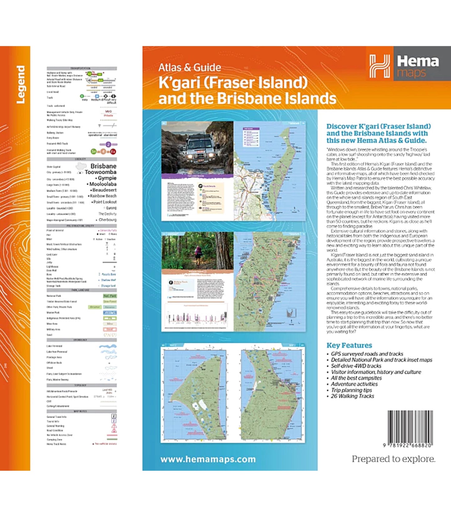 Hema K'gari (Fraser Island) Atlas and Guide - 1st Edition