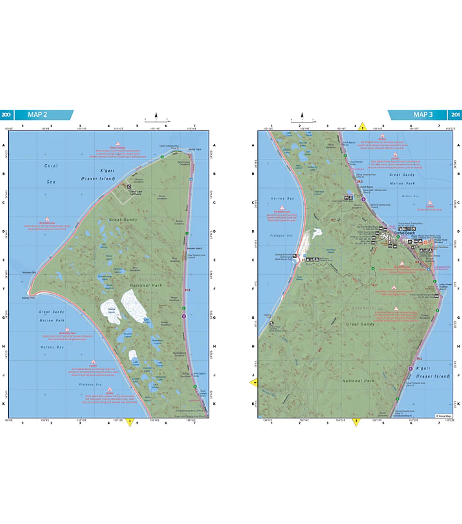 Hema K'gari (Fraser Island) Atlas and Guide - 1st Edition