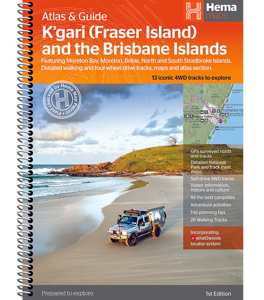 Hema K'gari (Fraser Island) Atlas and Guide - 1st Edition