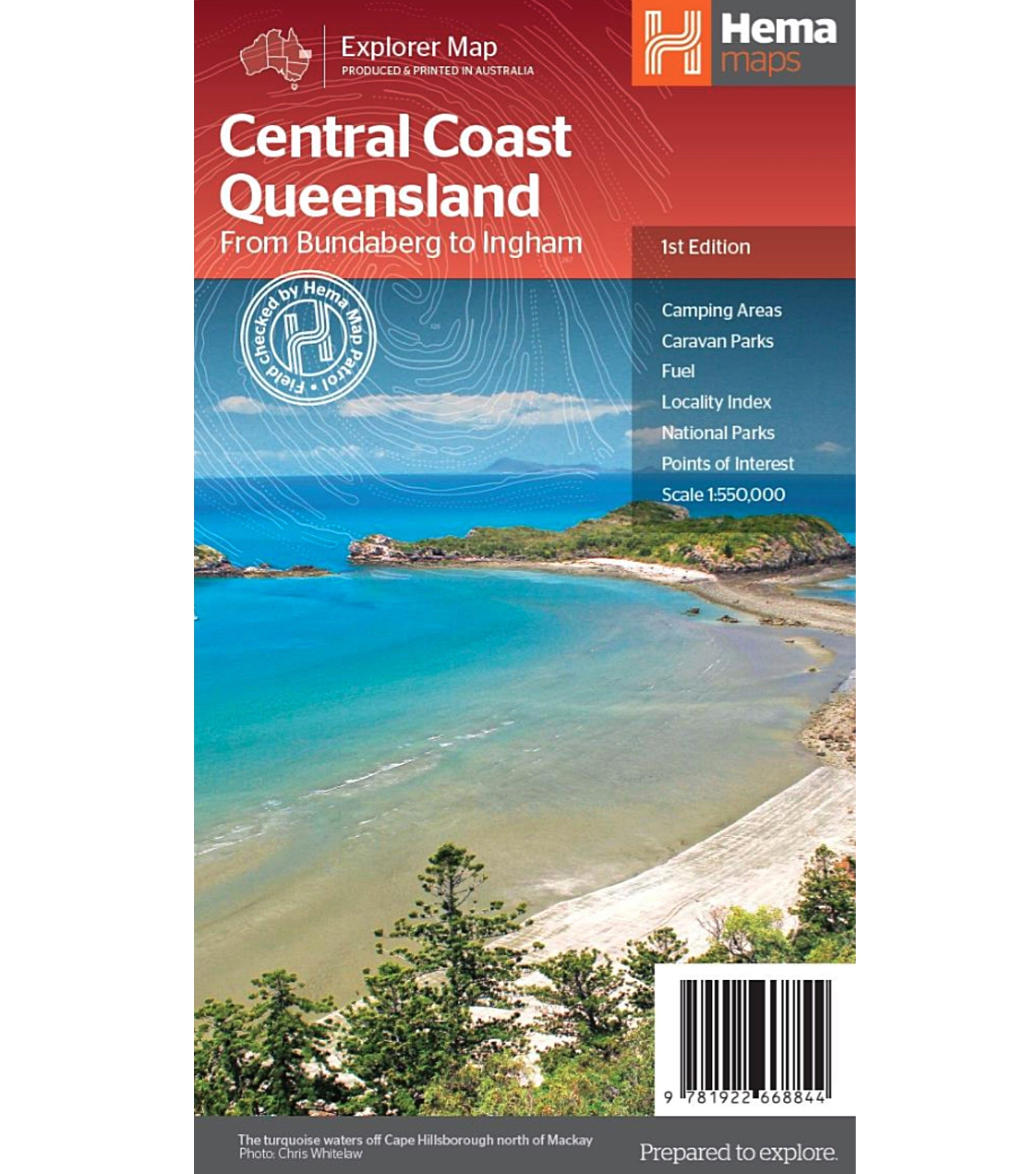 Hema Map Central Coast Queensland - 1st Edition