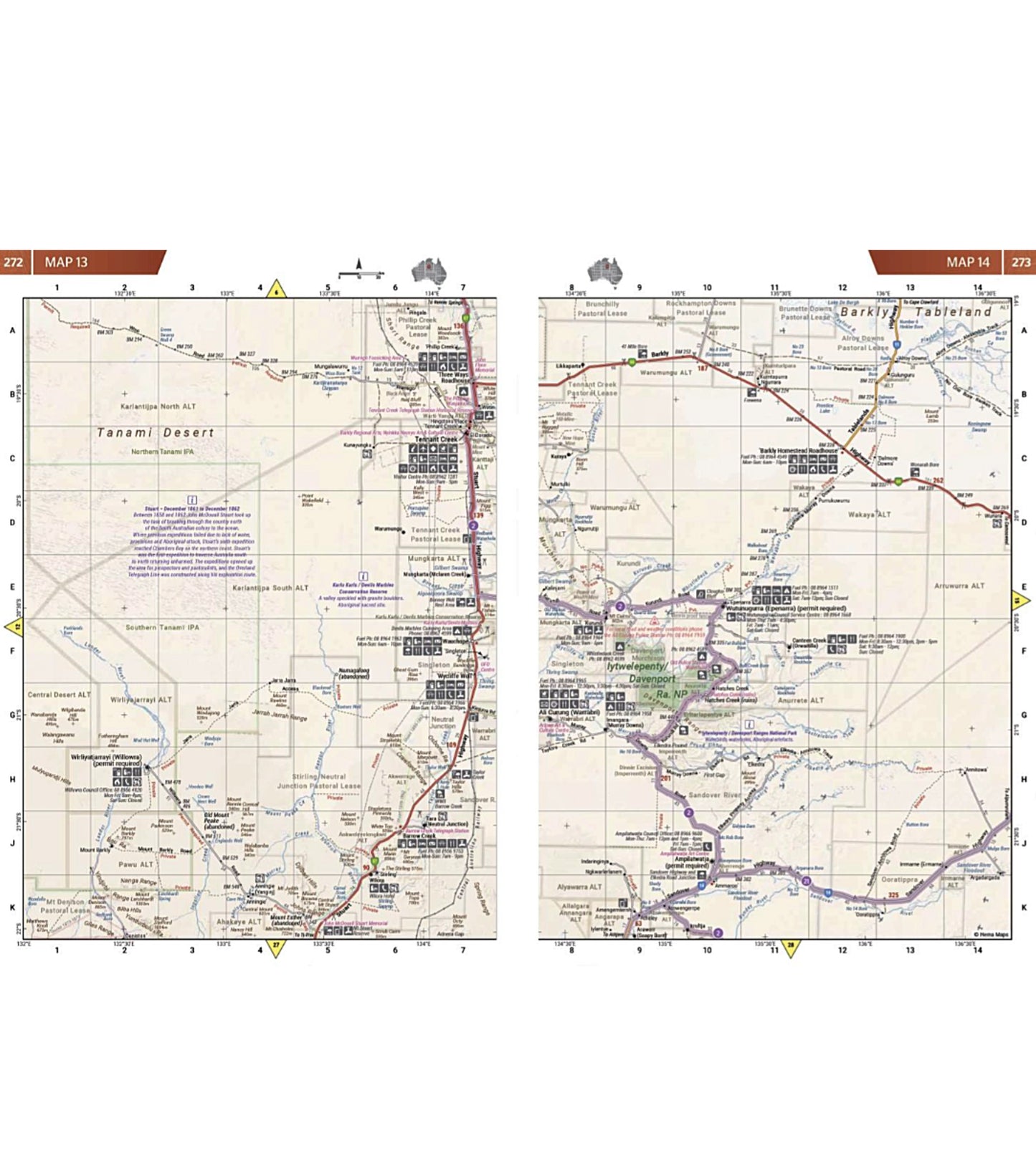 Hema Great Desert Tracks Atlas and Guide (Spiral Bound) 6th Edition