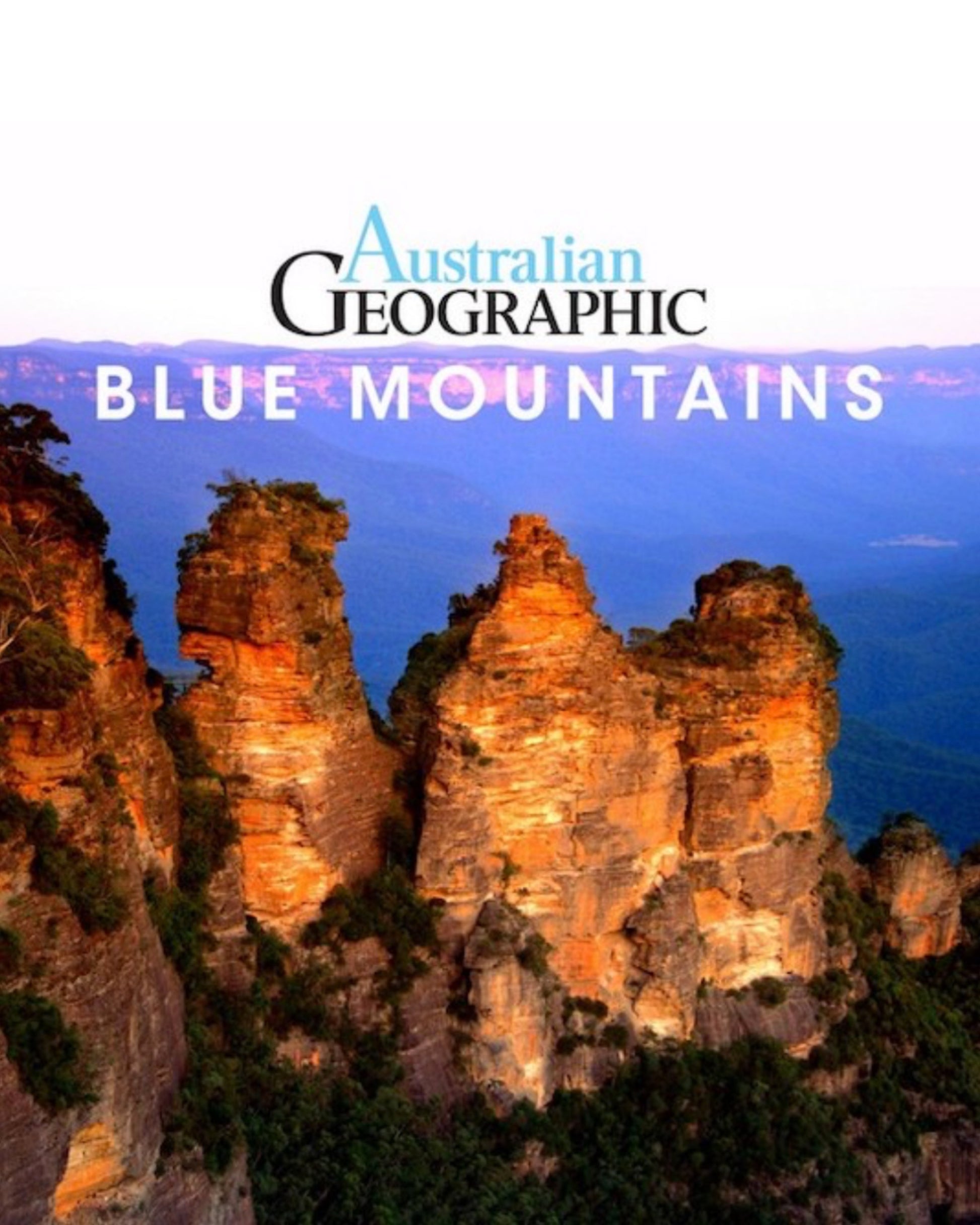 Australian Geographic Blue Mountains Travel Guide Book