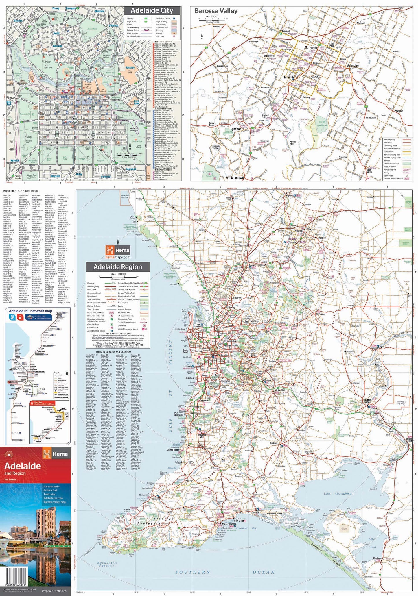 Hema Adelaide and Region Map - Edition 9