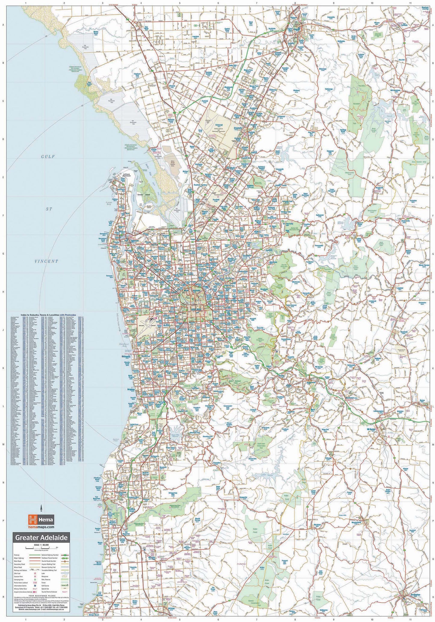 Hema Adelaide and Region Map - Edition 9