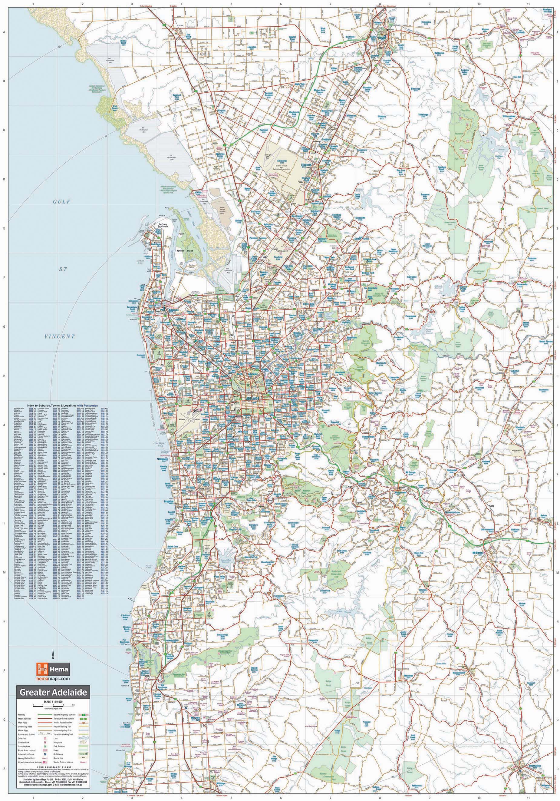 Hema Adelaide and Region Map - Edition 9