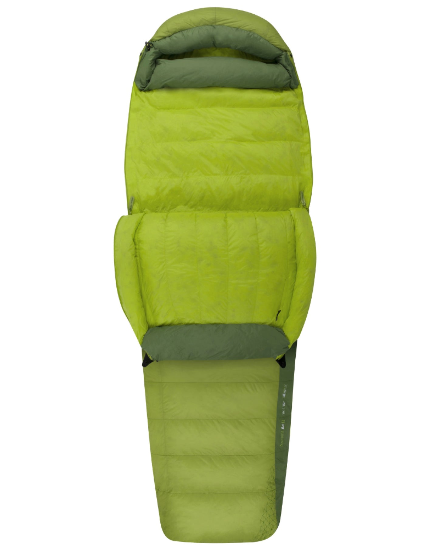 Sea to Summit Ascent AcII - Ultra Dry Down Sleeping Bag - Long - Green