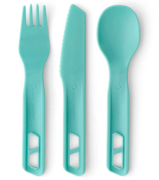 Sea To Summit Passage Cutlery Set (3 Piece) - Blue