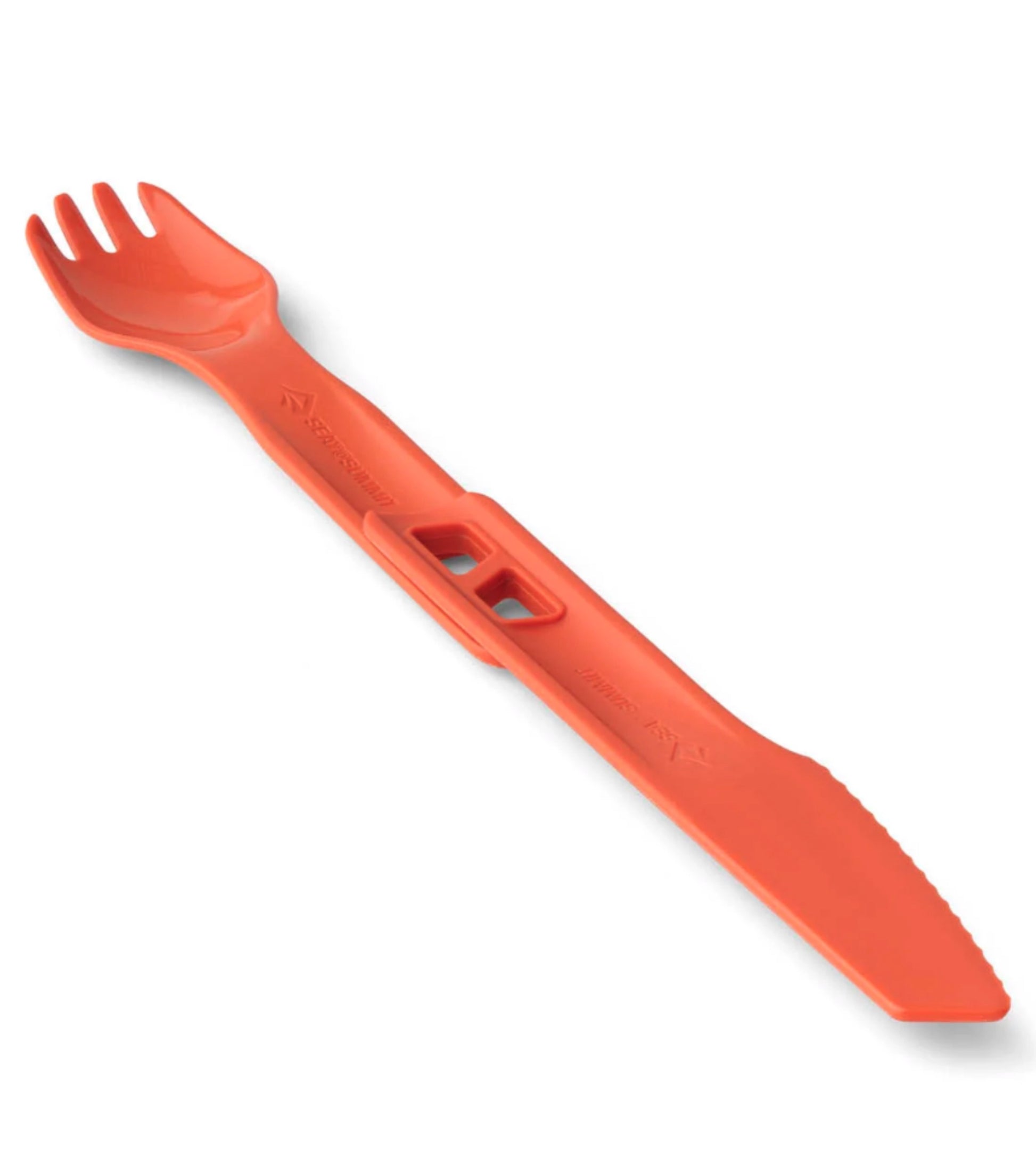 Clip-together functionality: Snap the two utensils together to form a long-handled Spoon or Fork