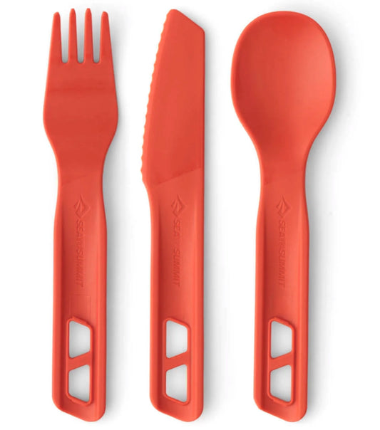 Sea To Summit Passage Cutlery Set (3 Piece) - Orange