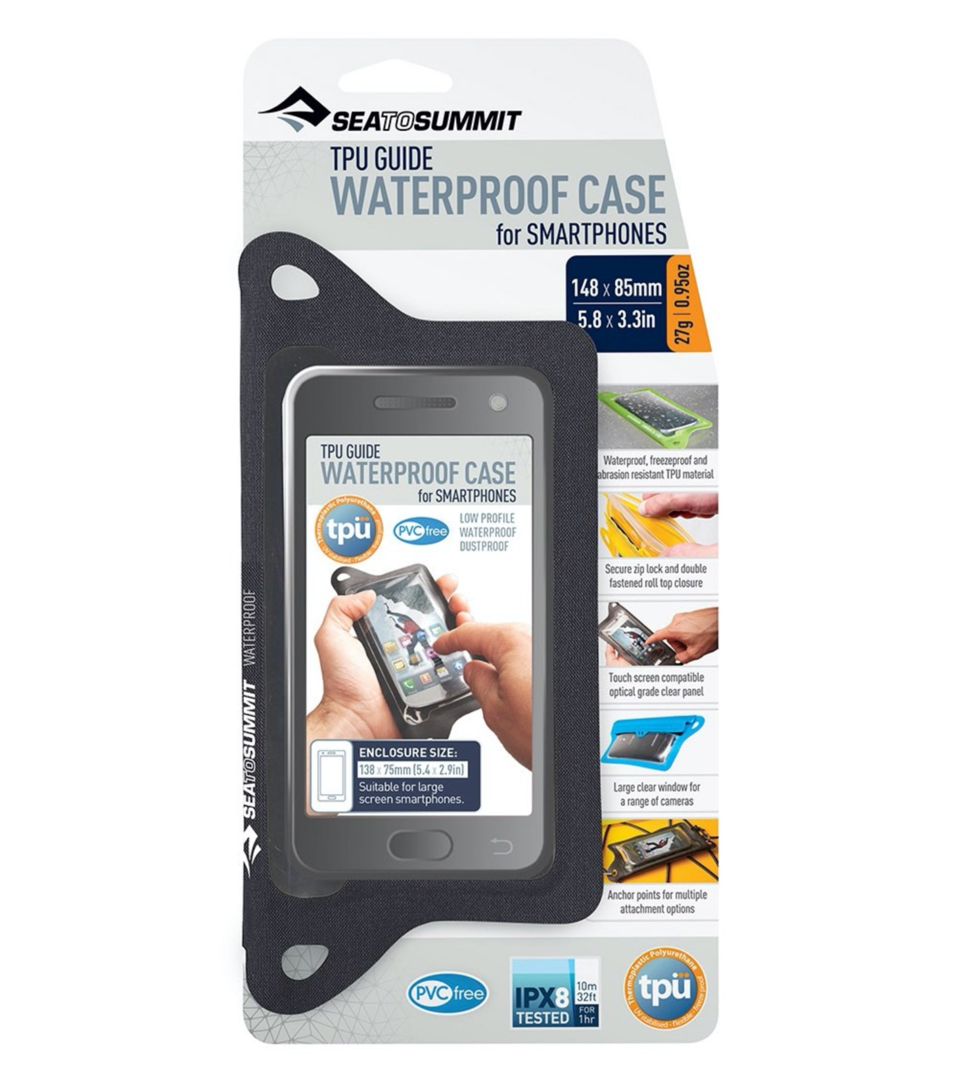 Sea to Summit TPU Guide Waterproof Case for Smartphones - Black