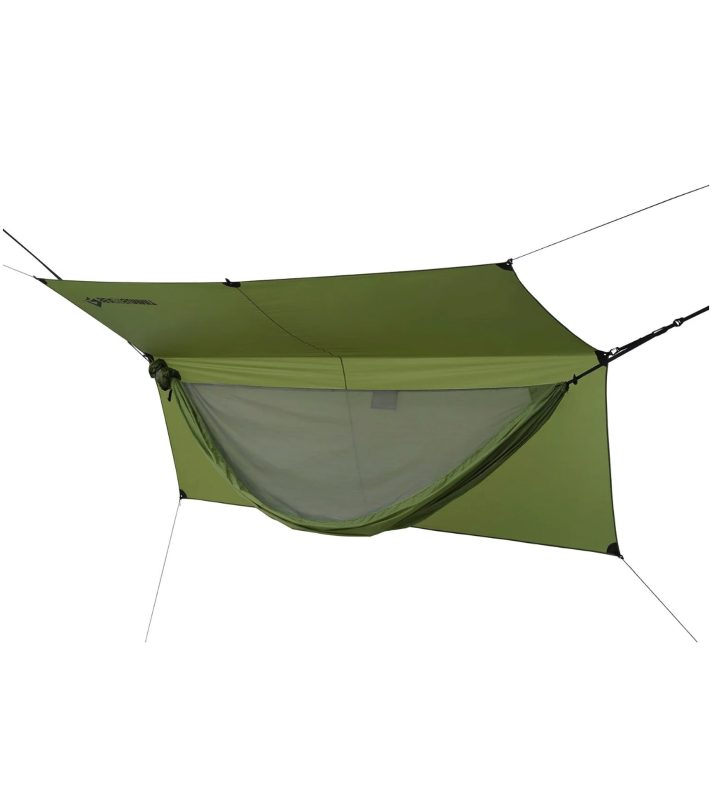 Add the simple-to-pitch Jungle Hammock Tarp to the Jungle Hammock Set (sold separately) for a sheltered, bug-free suspended sleep. 