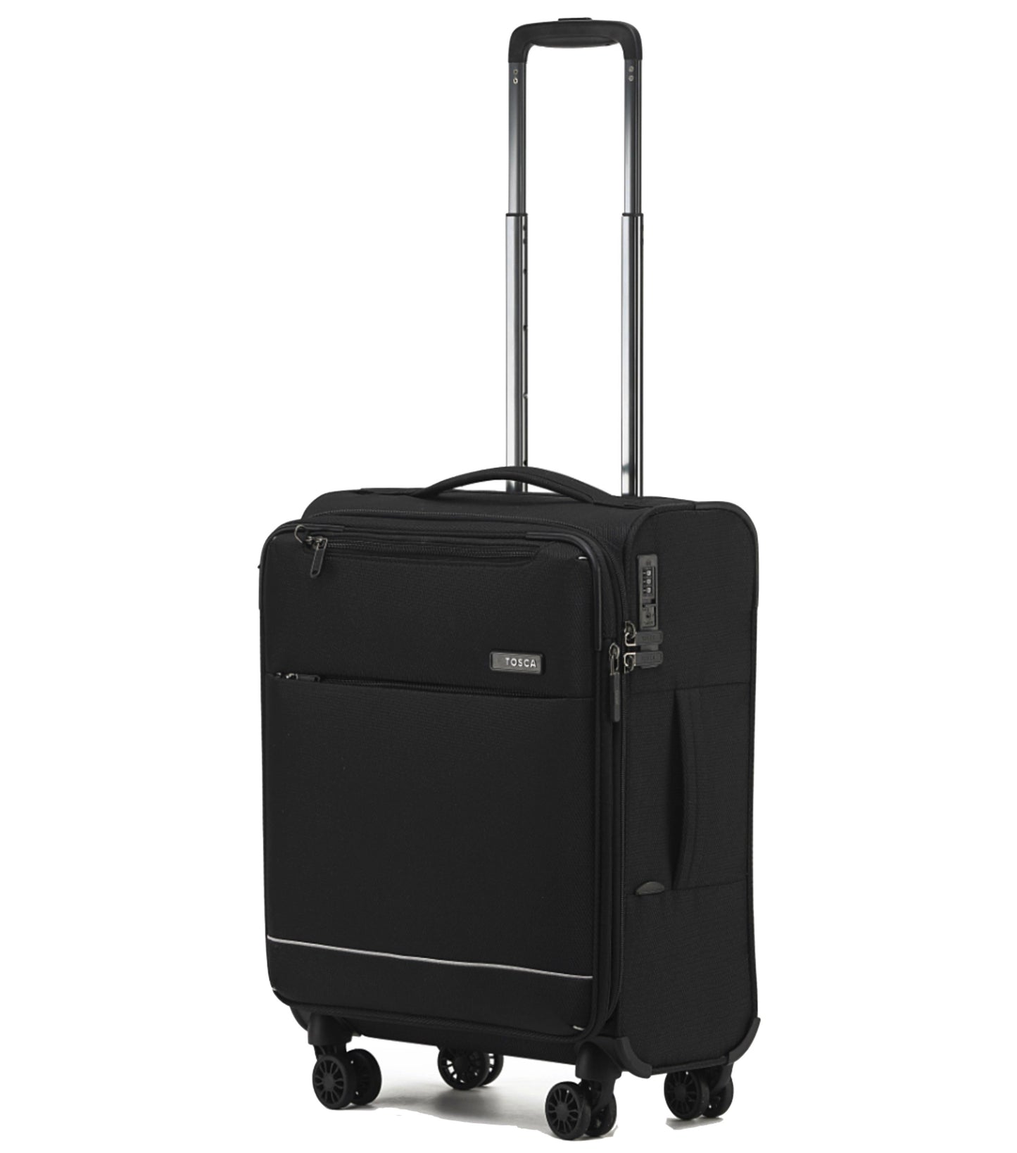 Feather light styled soft trolly carry-on case