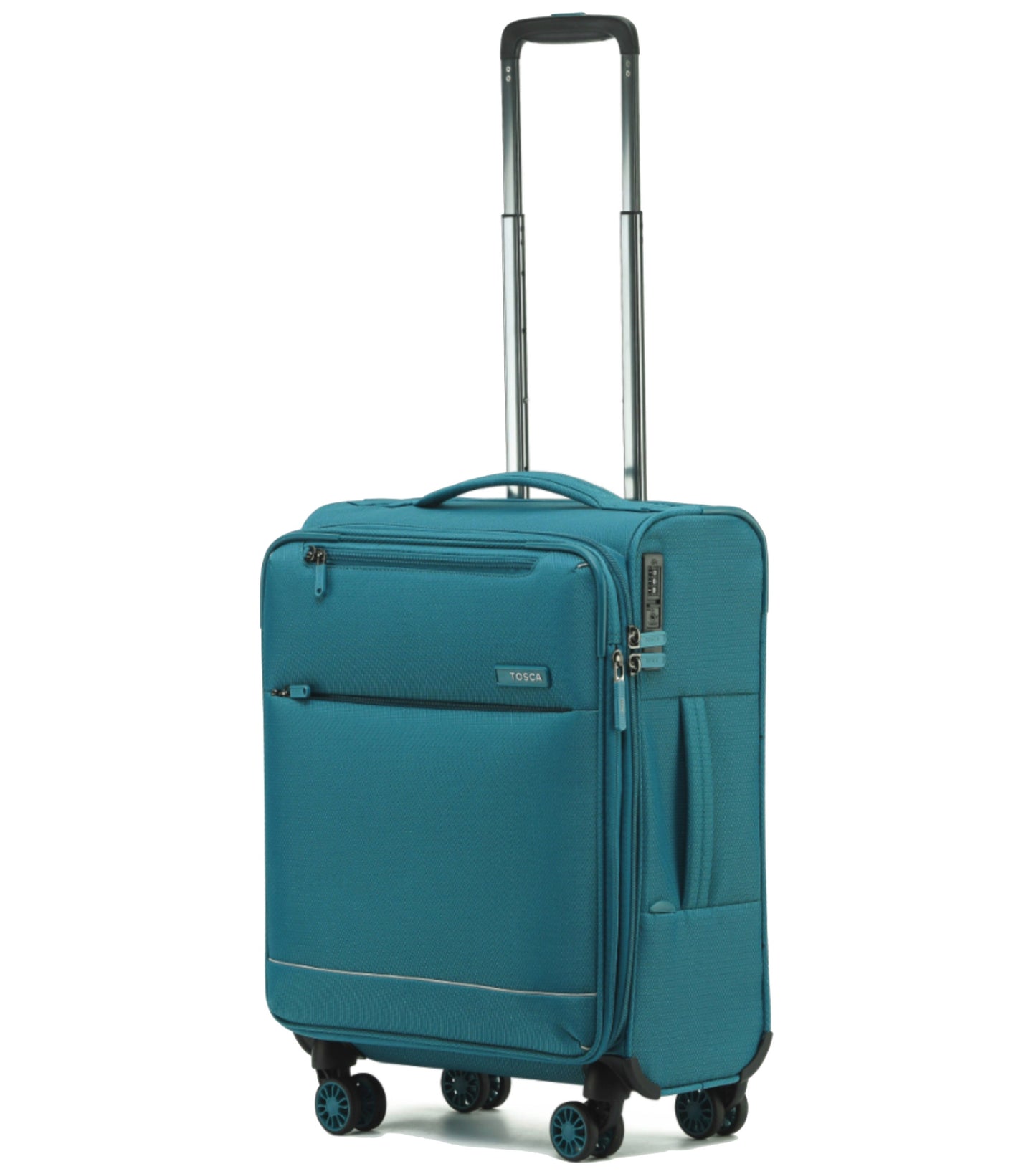 Feather light styled soft trolly carry-on case