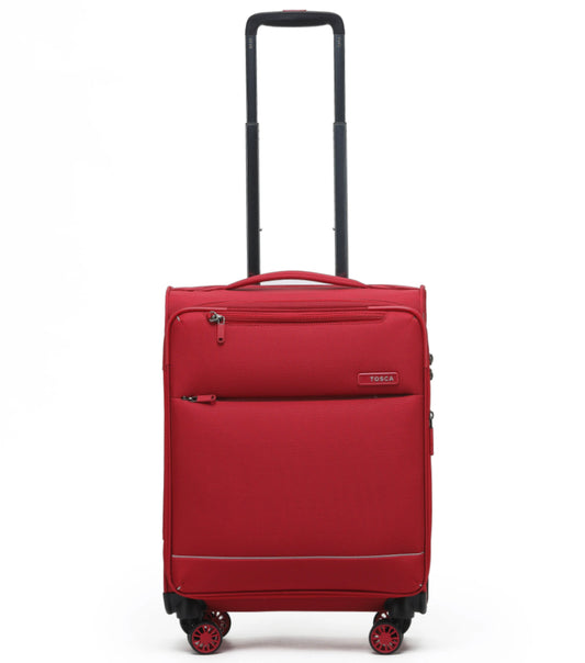 Tosca So Lite - 54 cm 4-Wheel Carry-On Suitcase - Red